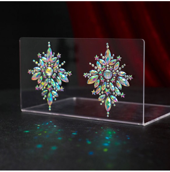 Feeetmoi - Sexy Girl Style Glimmering Diamond Nipple Stickers